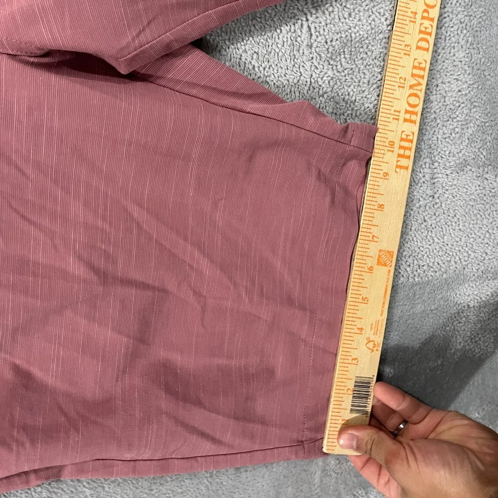 Travis Mathew Hybrid Shorts Men's‎ 36 Stretch Heather Rose Golf Pink